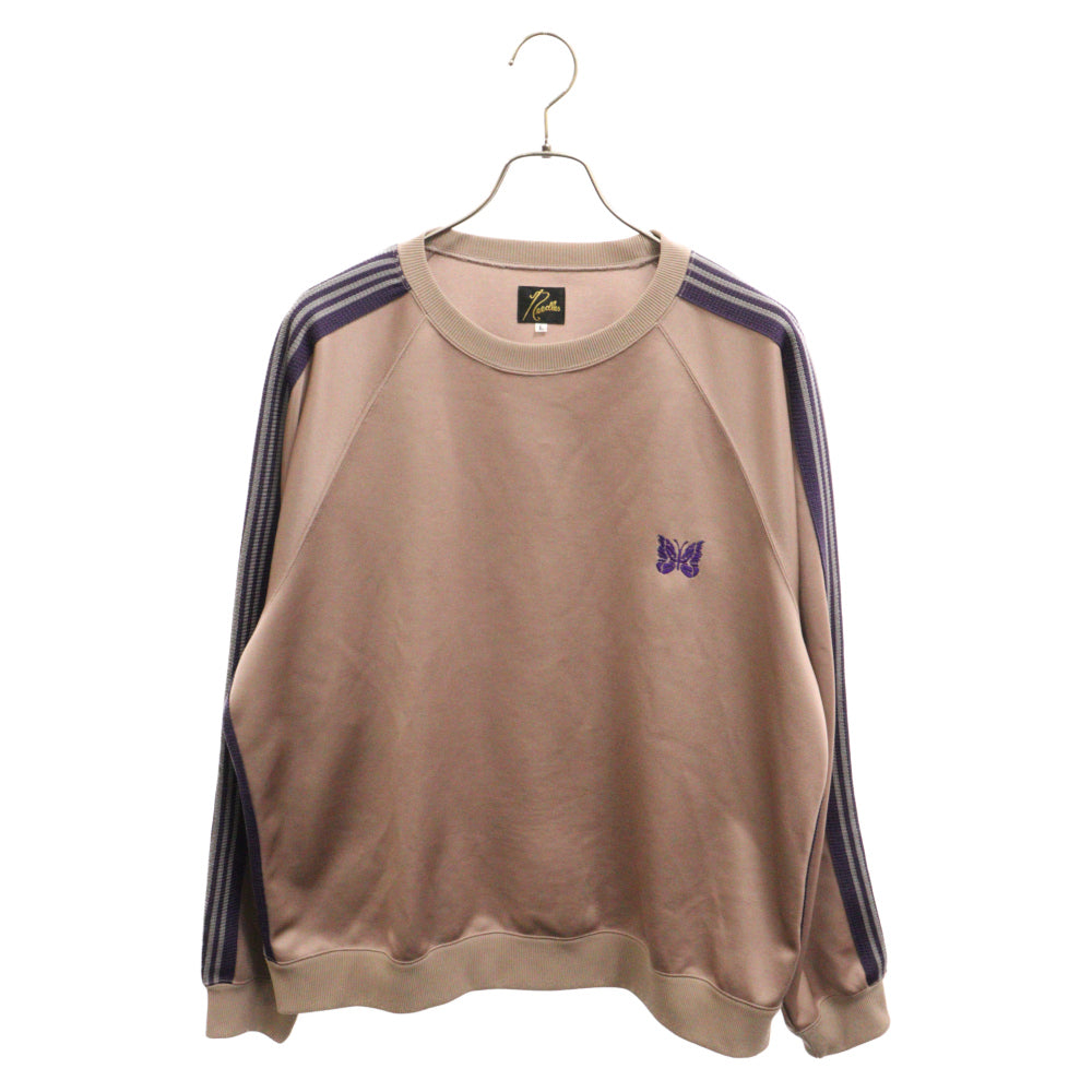 Needles(ニードルス) Track Crew Neck Shirt トラック クルー ネック トレーナーシャツ LQ228 グレー