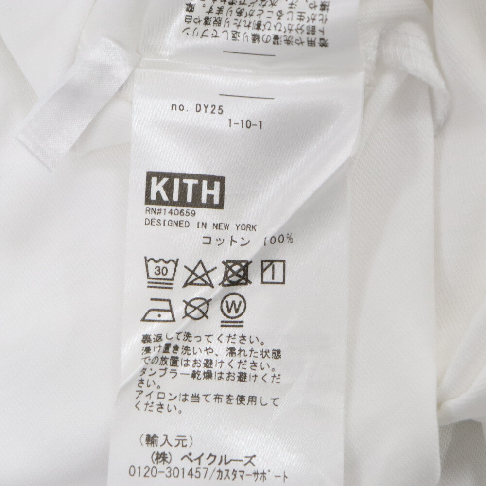 KITH(キス) × Wilson ウィルソン ラケットプリント 半袖Tシャツ カットソー KH3995 ホワイト