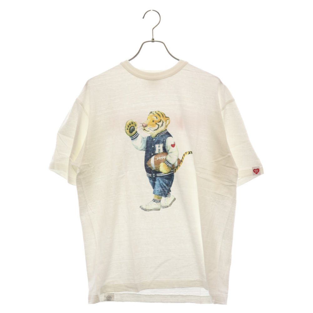 HUMAN MADE(ヒューマンメイド) Graphic T-Shirt HM26TE001 タイガープリント 半袖Tシャツ カットソー ホワイト