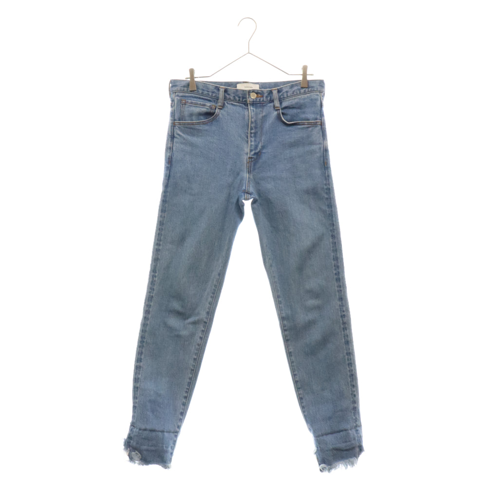 FACETASM(ファセッタズム) 21AW CROPPED PRINT DENIM PANTS クロップド プリント デニムパンツ インディゴ CSW-PT-M03
