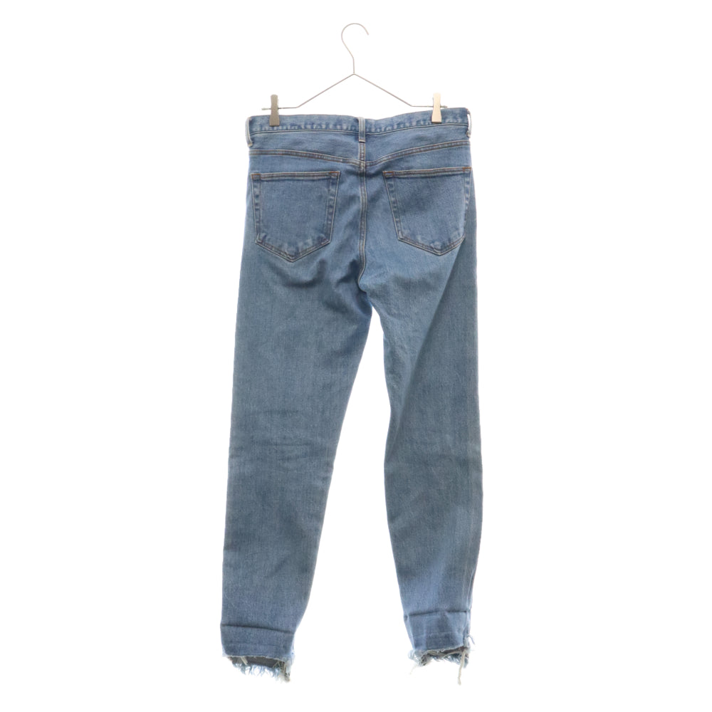 FACETASM(ファセッタズム) 21AW CROPPED PRINT DENIM PANTS クロップド プリント デニムパンツ インディゴ CSW-PT-M03
