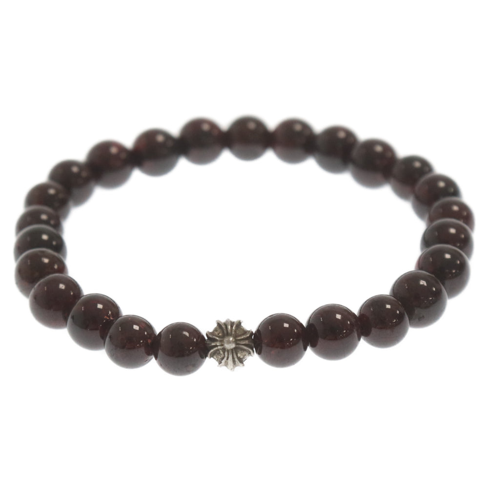 CHROME HEARTS(クロムハーツ) 6mm BEAD ビーズ ブレスレット シルバー/ブラウン