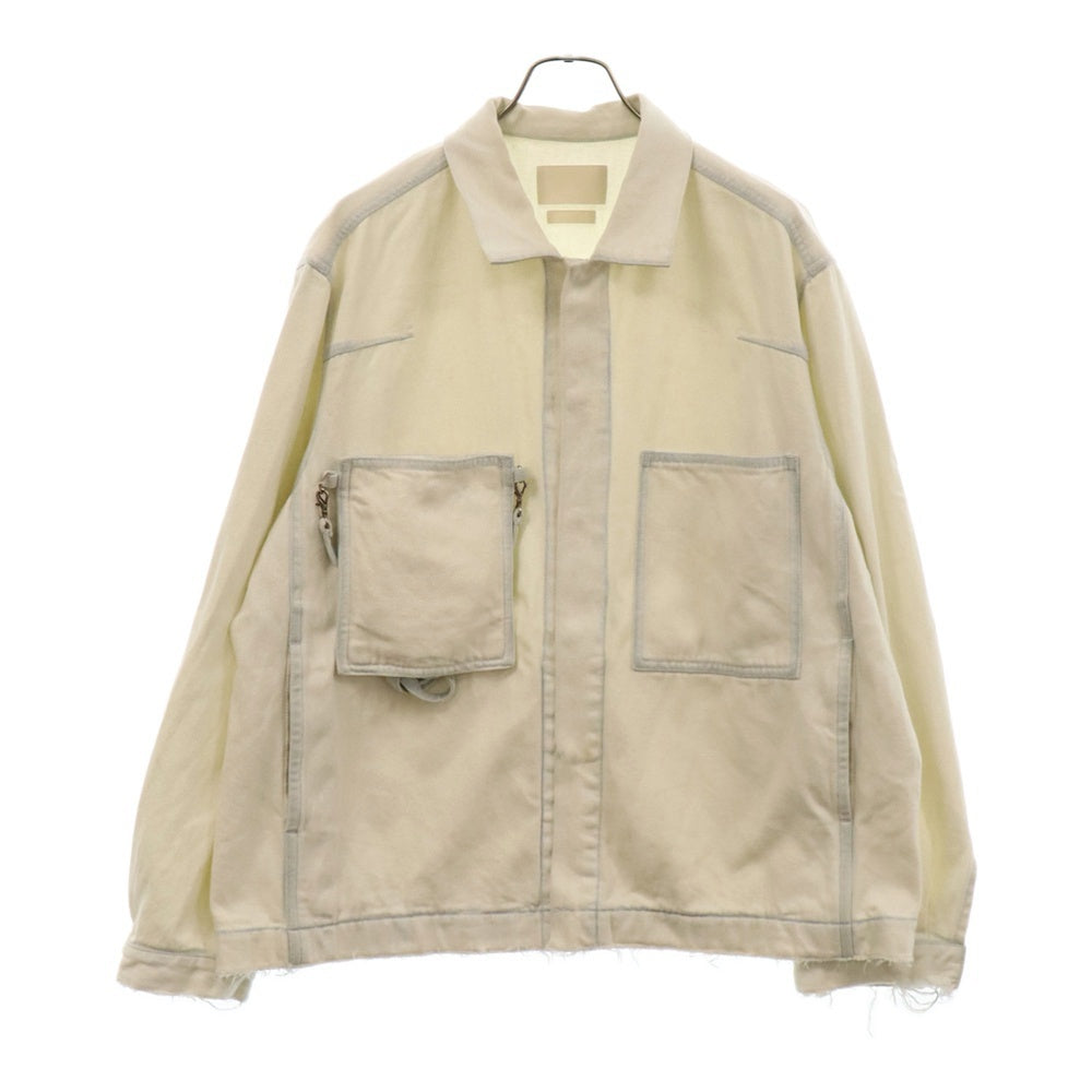 YOKE(ヨーク) 21SS DETACHABLE POCKET DENIM JACKET ディタチャブル ポケット デニム ジャケット ホワイト
