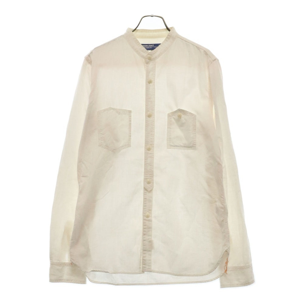 BIG JOHN(ビッグジョン) DENIM CRAFT SHIRT デニムクラフト 長袖シャツ ホワイト VDC901B