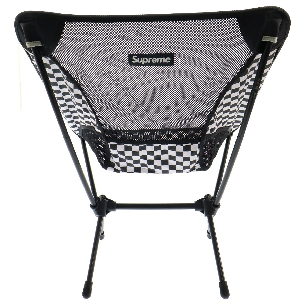 SUPREME(シュプリーム) 16SS ×Helinox Chair One ×ヘリノックス チェアワン 椅子 折り畳み ポータブルチェア 雑貨 チェッカーフラッグ ブラック/ホワイト