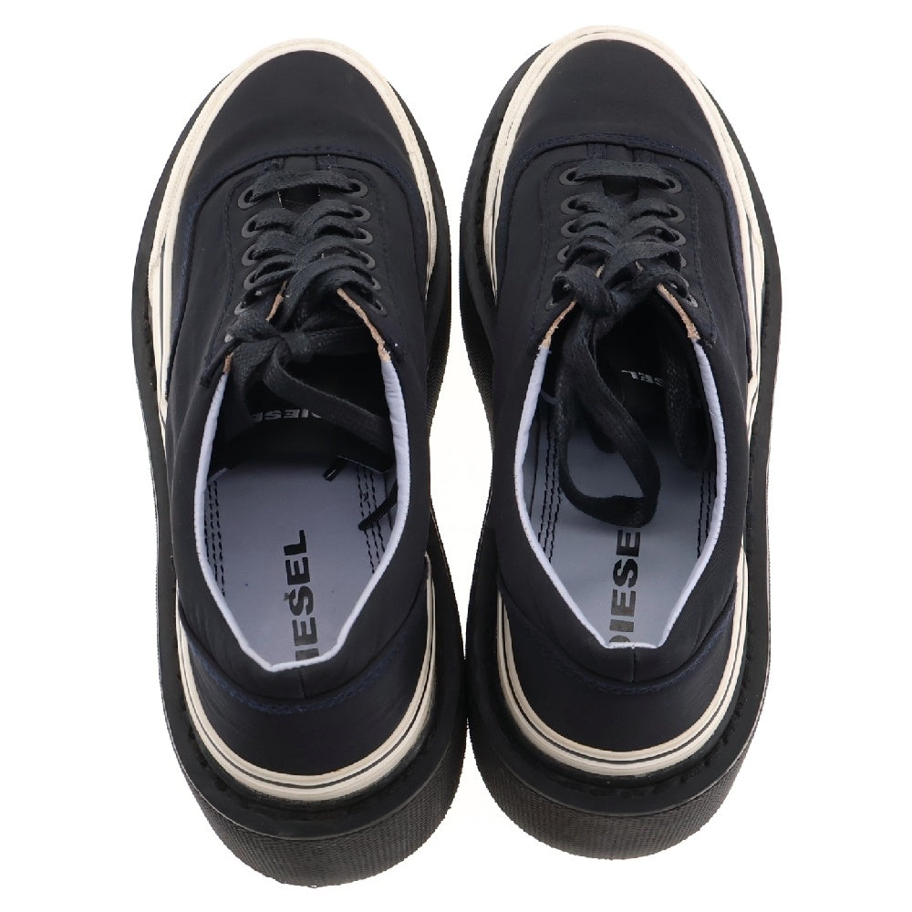 DIESEL(ディーゼル) H-SCIROCCO LOW 厚底 シロッコ ローカットスニーカー シューズ ブラック US7.5/24.5cm レディース