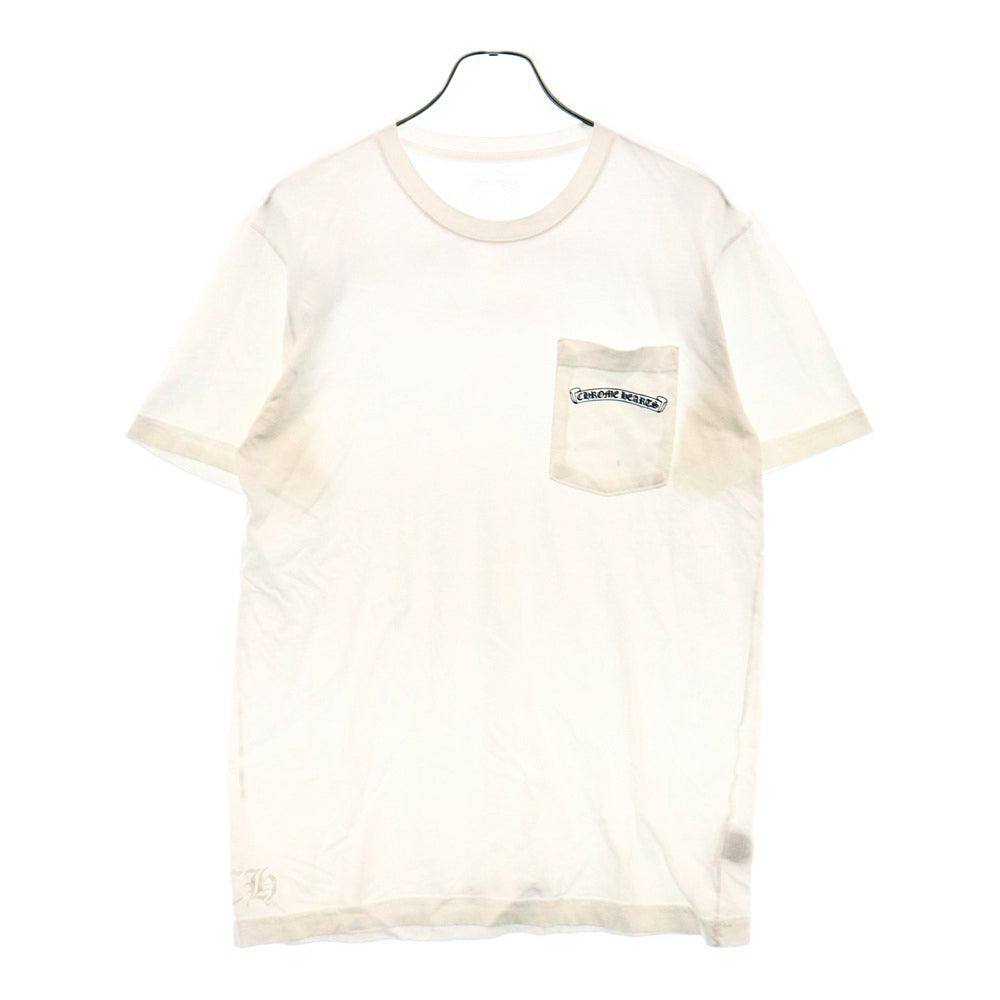 CHROME HEARTS(クロムハーツ) CH ARCH USA BACK DAGGER PRINT S/S TEE CHアーチロゴ バックダガー プリントロゴ 半袖Tシャツ カットソー ホワイト
