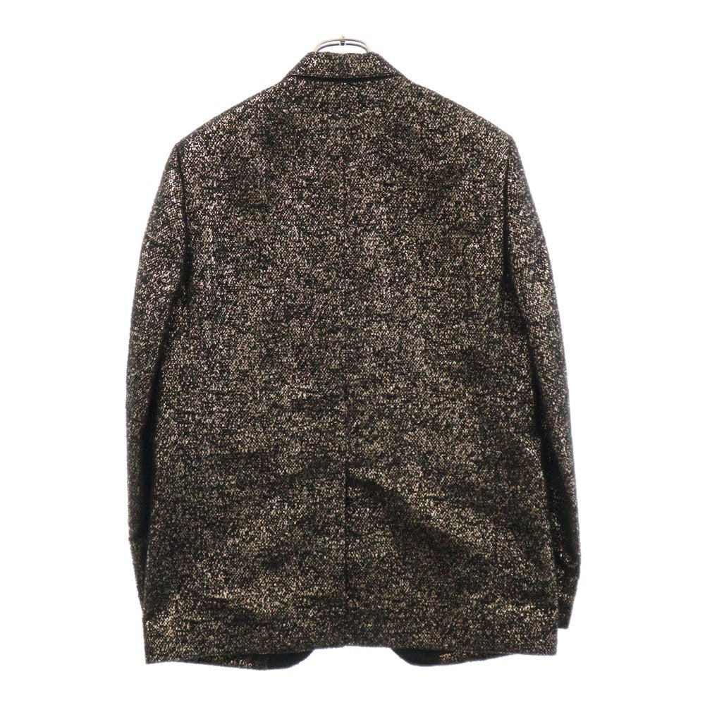 CELINE(セリーヌ) 19AW ラメ メタリック スモーキングテーラードジャケット ブラック/ゴールド 2V167851E
