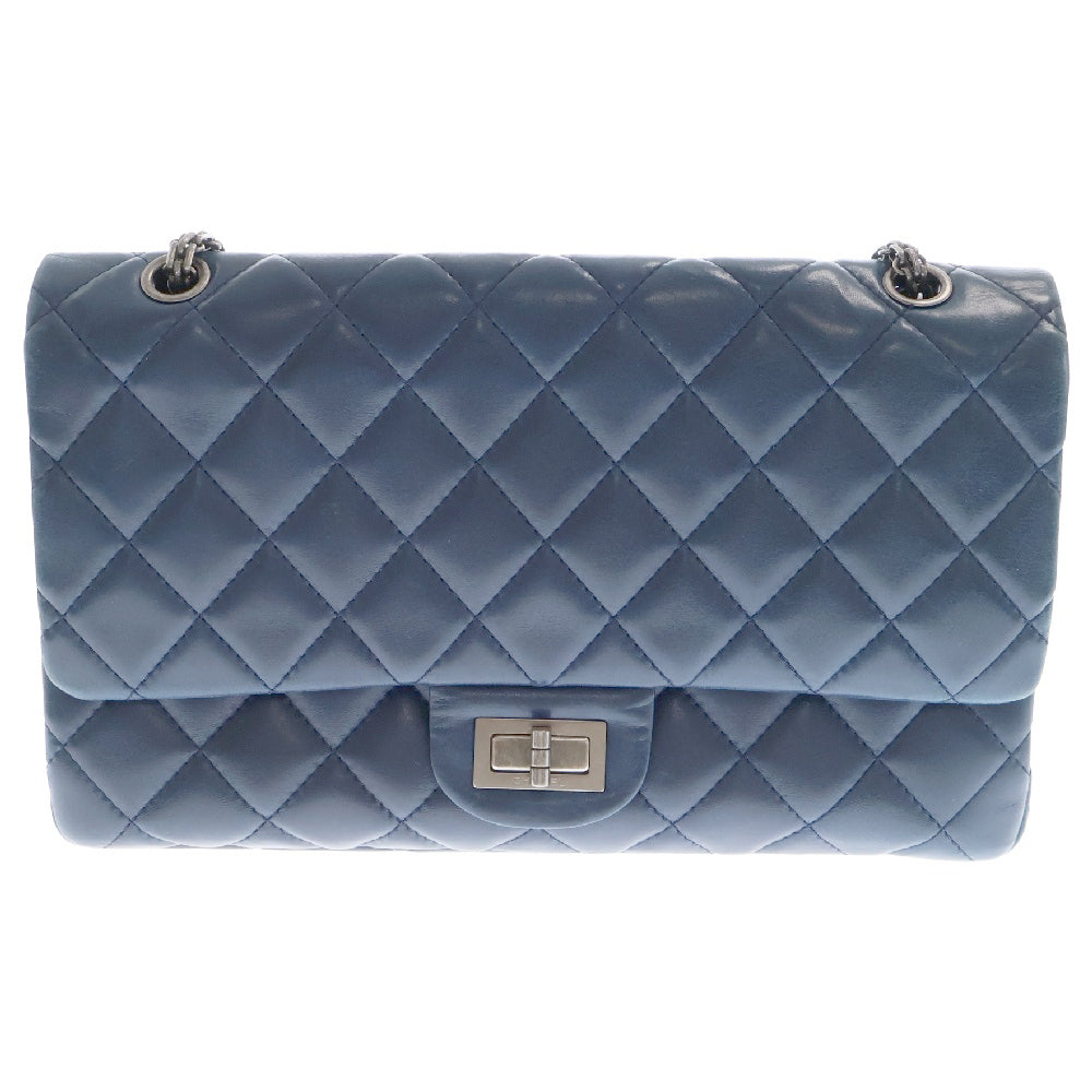 CHANEL(シャネル) マトラッセ2.55 チェーンショルダーバッグ A37587 ネイビー レディース