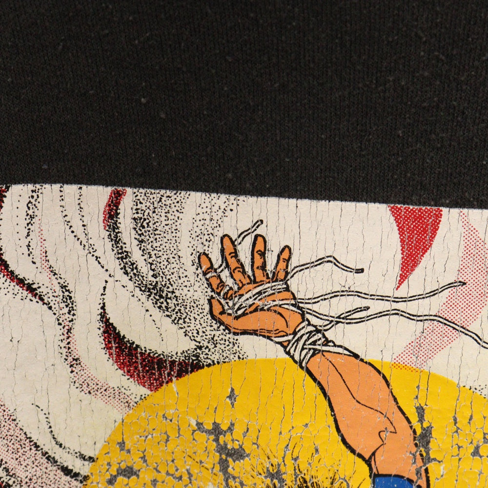 VINTAGE(ヴィンテージ) 90S THRASHER Pushead Hoodie スラッシャー フロントプリントロゴ プルオーバー フーディ パーカー ブラック