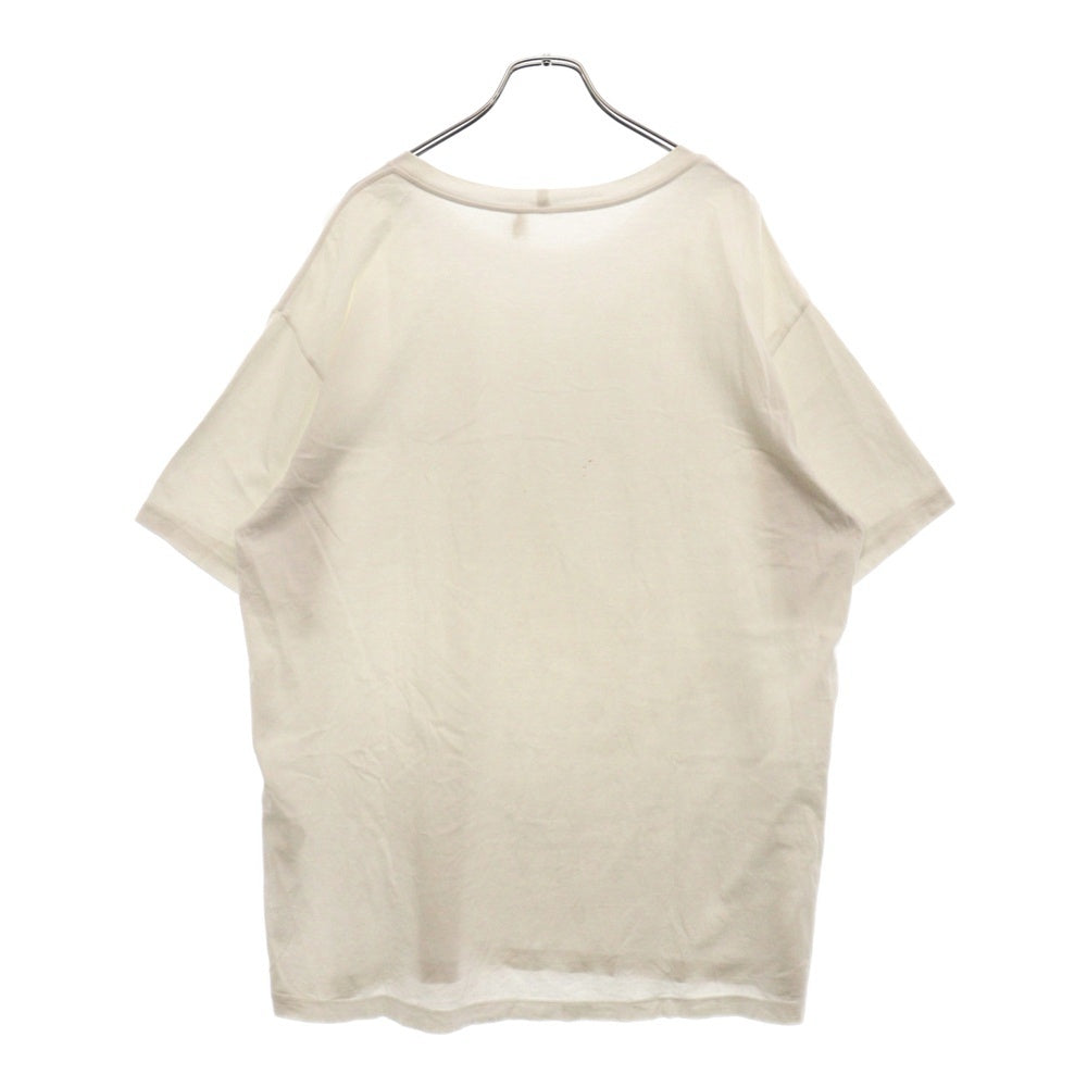 CELINE(セリーヌ) ロゴプリント クルーネック半袖Tシャツ ホワイト 2X43C671Q
