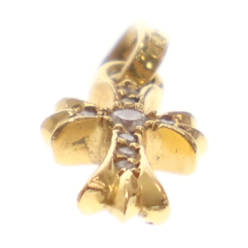 CHROME HEARTS(クロムハーツ) 22K CRS BBYFAT P/DMND ベイビーファット PAVE/パヴェダイヤ チャーム ネックレストップ ゴールド