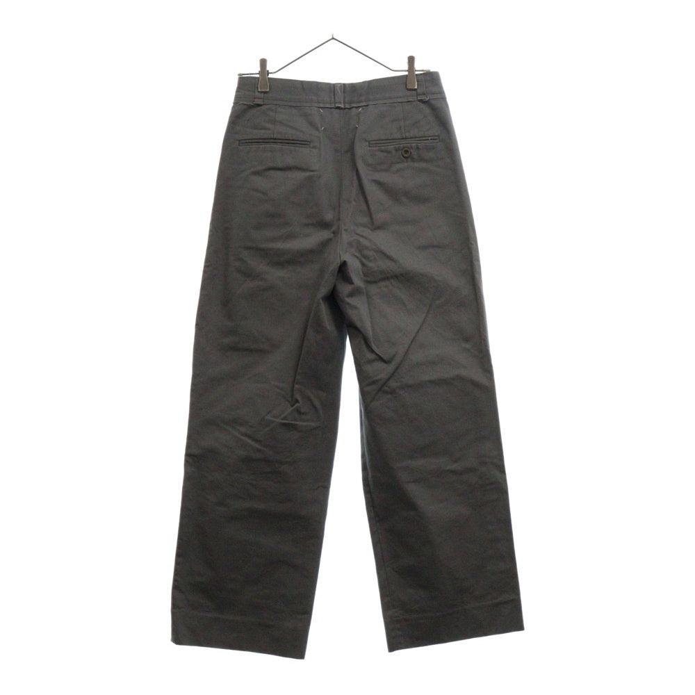 Maison Margiela(メゾンマルジェラ) 22SS Cotton Trousers S50KA0608 ジップフライ コットントラウザー ワークパンツ グレー