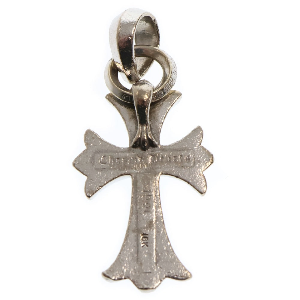 CHROME HEARTS(クロムハーツ) 18KWG CH CRS SML P D スモールCHクロス PAVEダイヤ ペンダント ホワイトゴールドネックレストップ