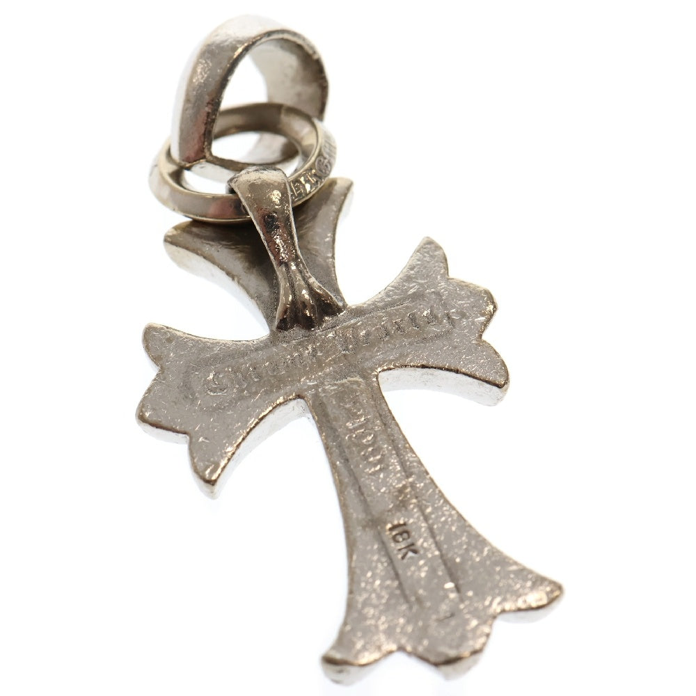 CHROME HEARTS(クロムハーツ) 18KWG CH CRS SML P D スモールCHクロス PAVEダイヤ ペンダント ホワイトゴールドネックレストップ