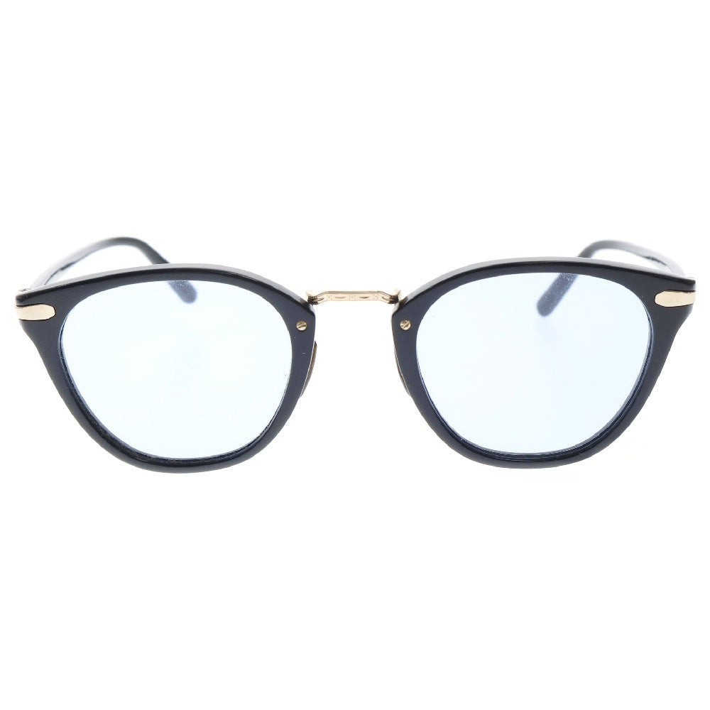 OLIVER GOLDSMITH(オリバーゴールドスミス) Reppard ウェリントンサングラス クリアレンズ ブラックフレーム アイウェア