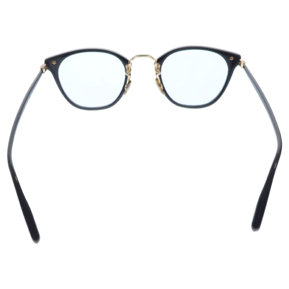OLIVER GOLDSMITH(オリバーゴールドスミス) Reppard ウェリントンサングラス クリアレンズ ブラックフレーム アイウェア
