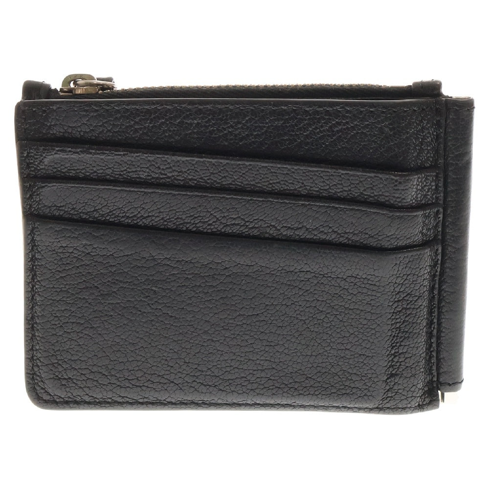 Martin Margiela(マルタンマルジェラ) MONEYCLIP フォーステッチ クリップウォレット 二つ折り財布 SA1UI0004P4806T8013 ブラック