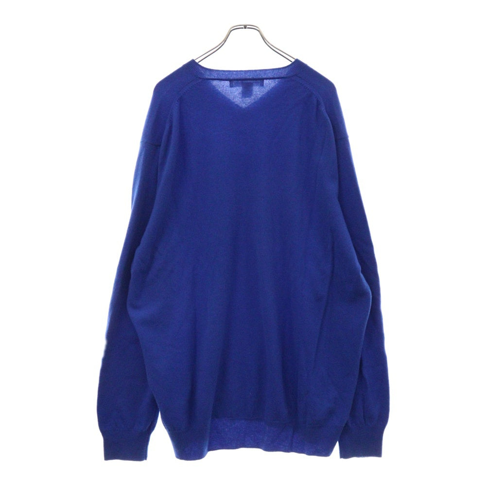 COMME des GARCONS SHIRT(コムデギャルソンシャツ) 23AW fully fashioned knit over size gaige FL-N009 フューリーオーバーサイズ 長袖ニットセーター ブルー