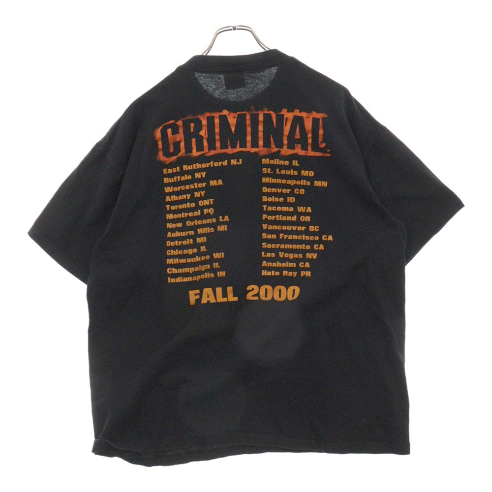 VINTAGE(ヴィンテージ) EMINEM T-shirt エミネム 両面プリント 半袖Tシャツ カットソー ブラック