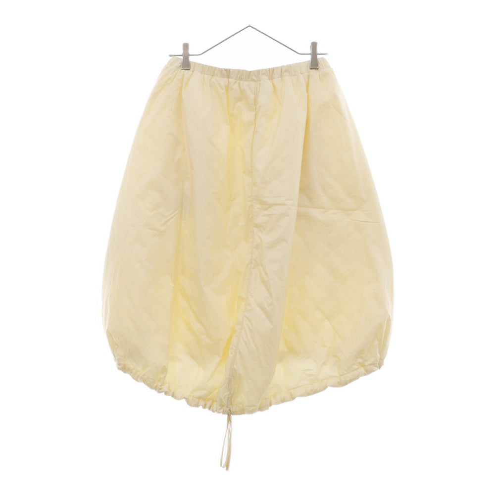 JIL SANDER(ジルサンダー) 中綿ナイロンスカート イエロー レディース JSPP351357