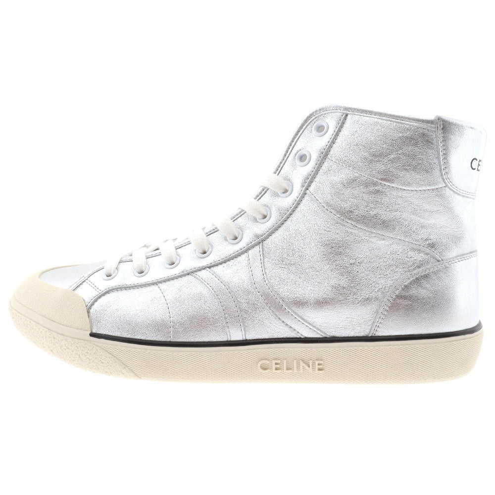 CELINE(セリーヌ) AS-02 アランミッドロースニーカー シューズ シルバー 356243093C