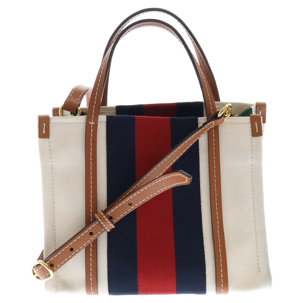 GUCCI(グッチ) インターロッキンG 2WAYミニトートバッグ ショルダーバッグ ホワイト 727735