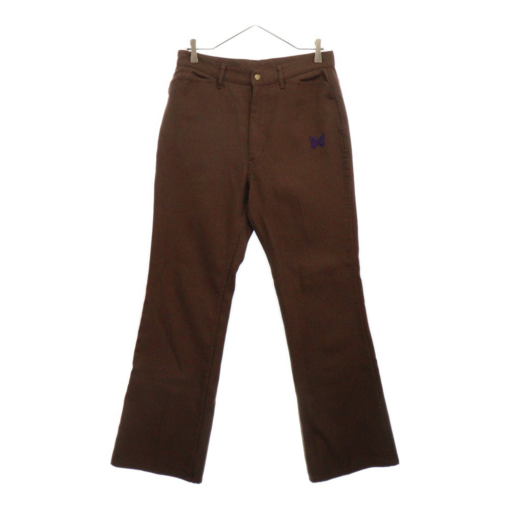 Needles(ニードルス) Boots Cut Jean - Poly Twill ポリツイル ブーツカットパンツ ブラウン NS179