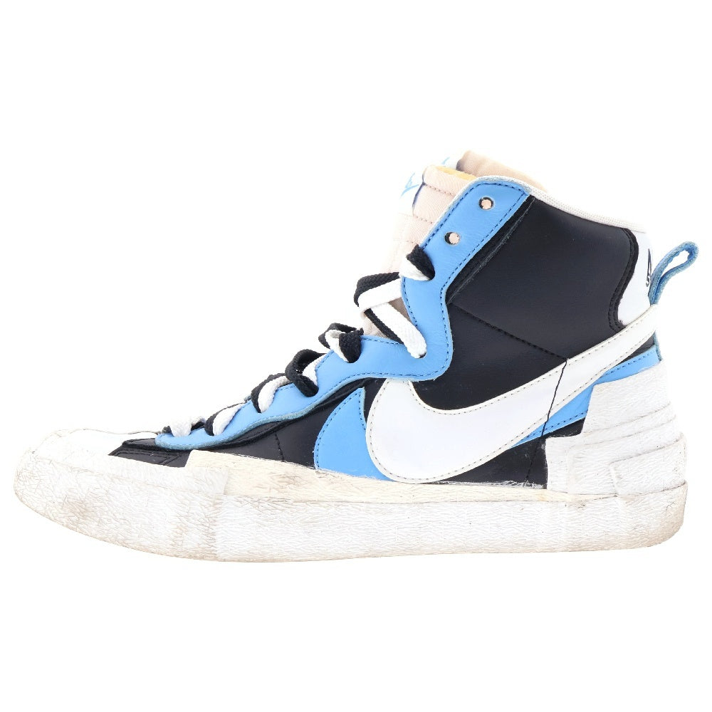 NIKE(ナイキ) ×SACAI BLAZER MID BV0072-001 サカイ ブレザーミッド ハイカットスニーカー ブルー/ブラック US9/27cm