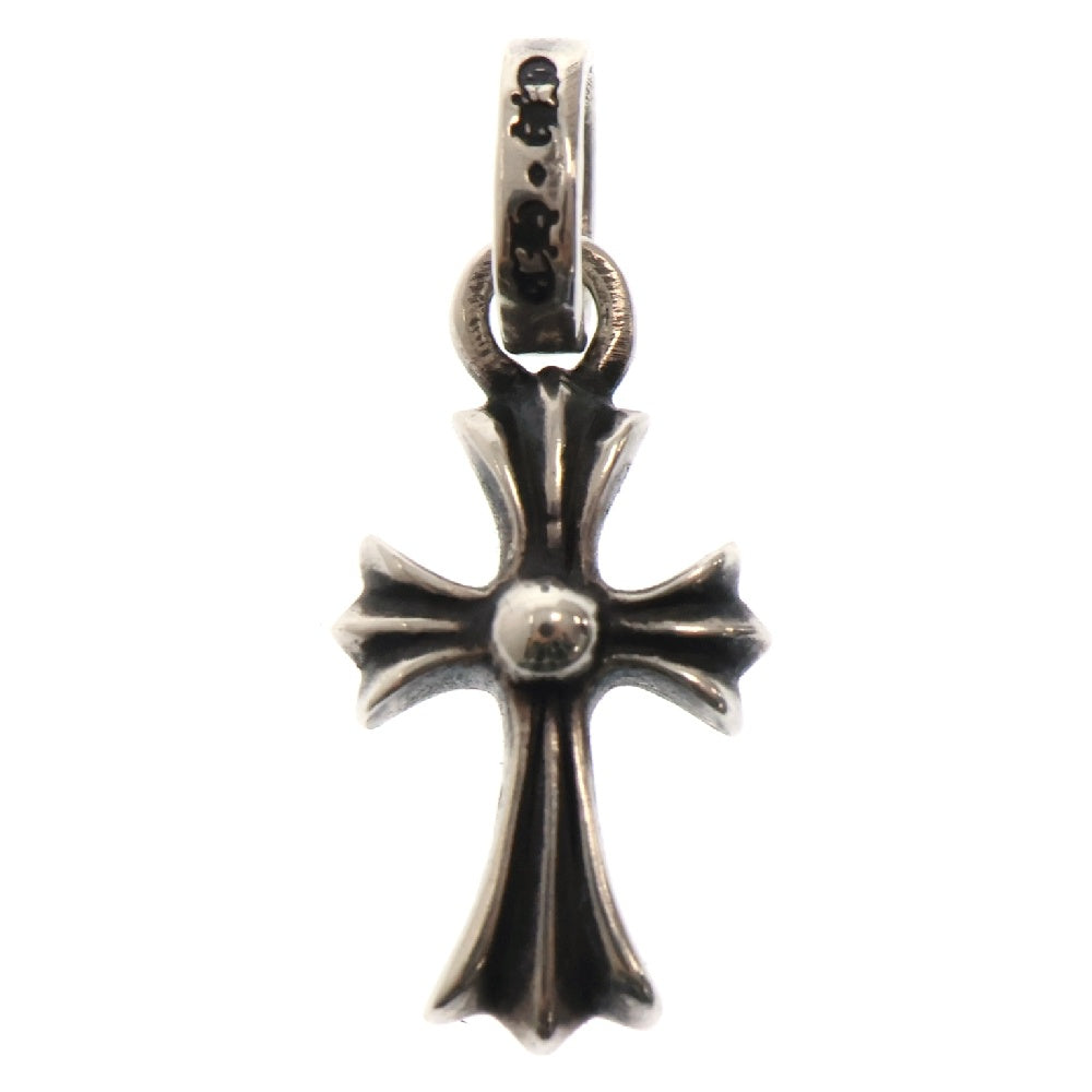CHROME HEARTS(クロムハーツ) CRS BBYFAT P DMND ベイビーファット PAVEダイヤ ペンダントネックレストップ シルバー
