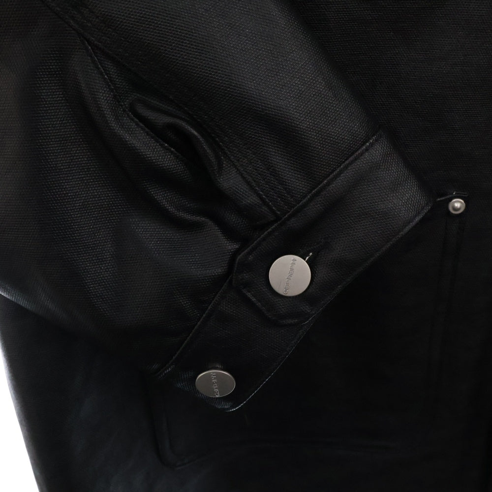 eYe COMME des GARCONS JUNYA WATANABE MAN(アイ コム デ ギャルソン ジュンヤ ワタナベ マン) 24SS カーハート ウレタンコーティング ワークチョアー カバーオールコート ブラック WM-J901