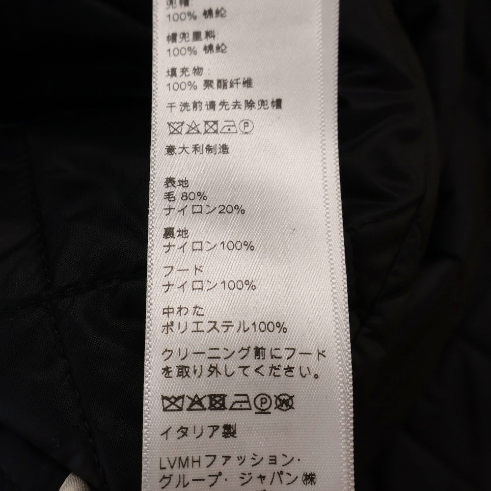 CELINE(セリーヌ) 22AW フードロゴ 長袖パディッドチェックシャツ ブルー/ブラック 2W410994R