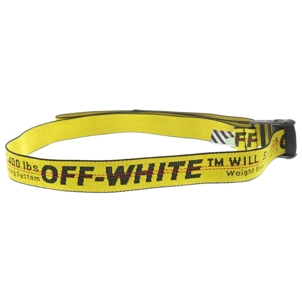 OFF-WHITE(オフホワイト) インダストリアル ロゴガチャベルト イエロー