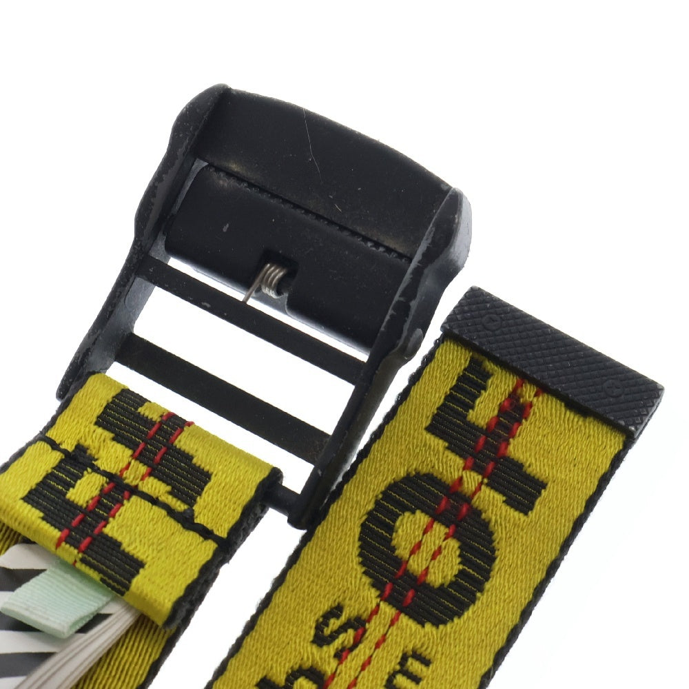 OFF-WHITE(オフホワイト) インダストリアル ロゴガチャベルト イエロー