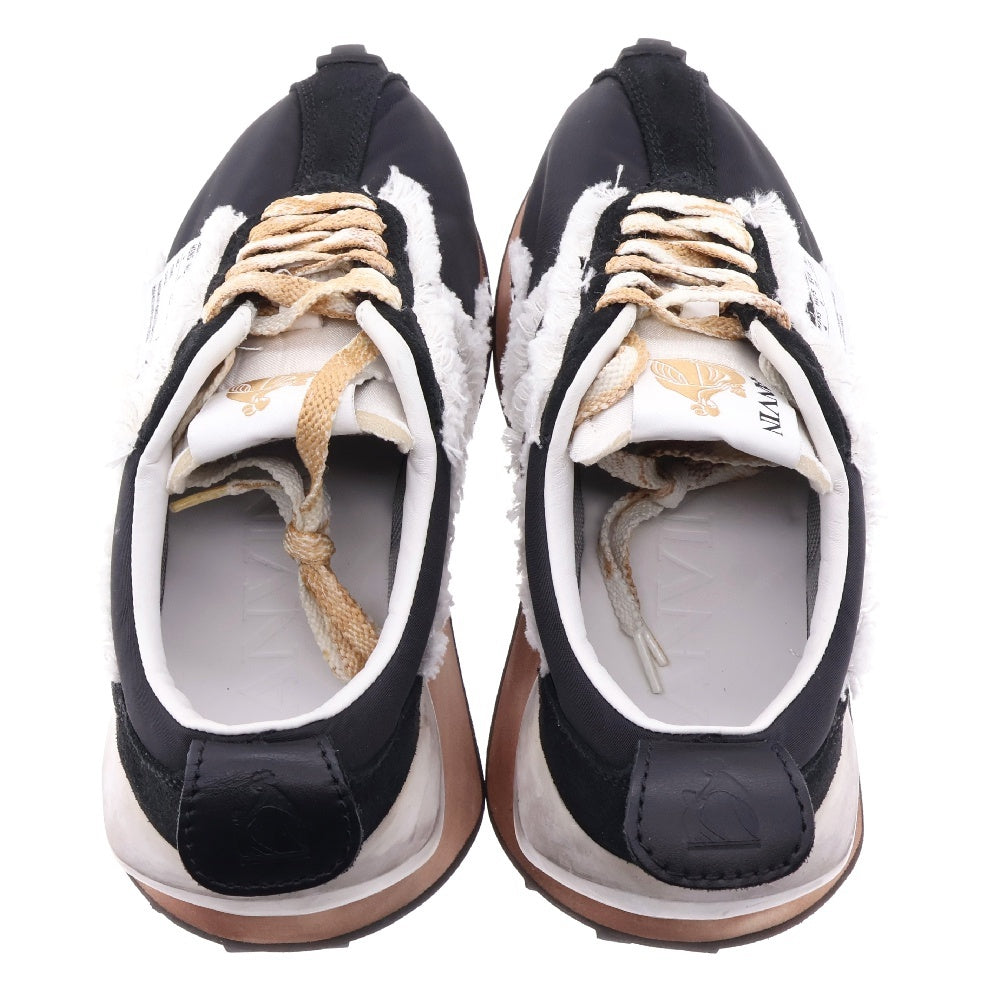 LANVIN(ランバン) ×VESSEL Nylon Bumper Sneakers ベッセル ナイロン バンパー ローカットスニーカー シューズ レディース ブラック/ホワイト