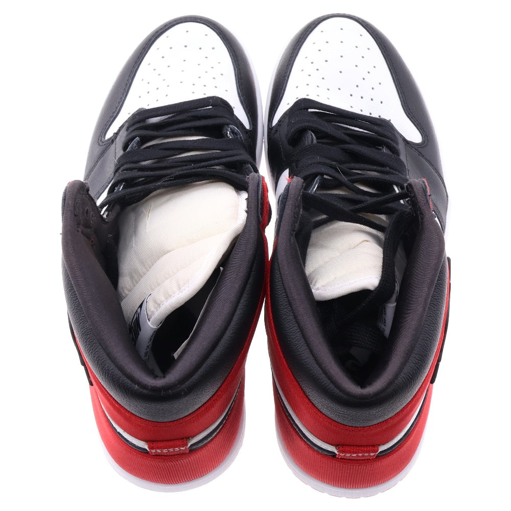 NIKE(ナイキ) WMNS AIR JORDAN 1 RETRO HIGH SATIN BLACK TOE ウィメンズ エアジョーダン1 サテン ブラックトゥ ハイカットスニーカー US10.5/27.5cm CD0461-016
