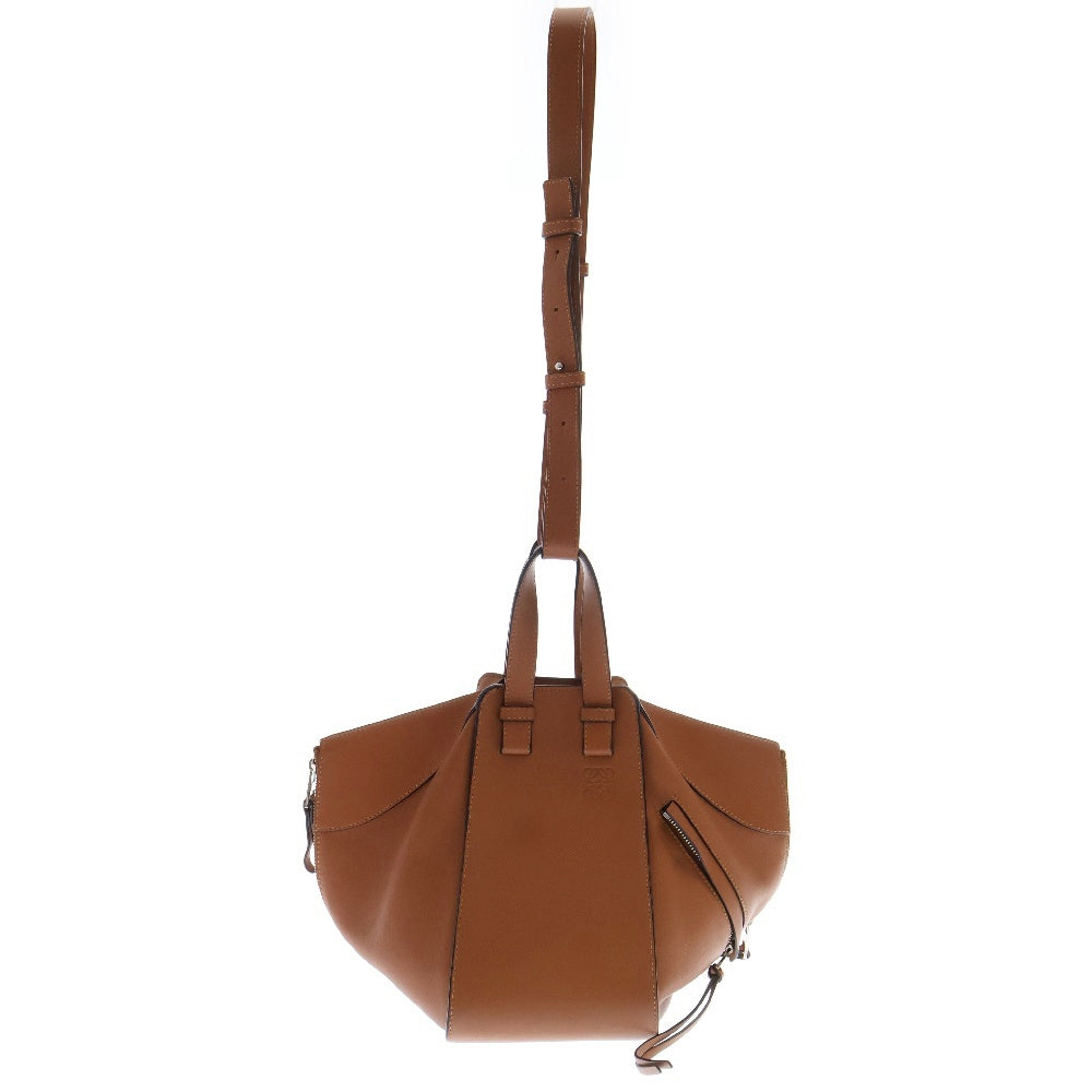 LOEWE(ロエベ) ハンモックバッグ スモール タン クラシックカーフ ショルダーバッグ 2WAY ブラウン