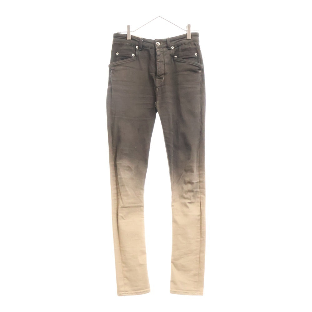 DRKSHDW(ダークシャドウ) Tyrone Cut Denim Pants DU02C5364-SBEDE タイロン カットデニムパンツ ベージュ/ブラック