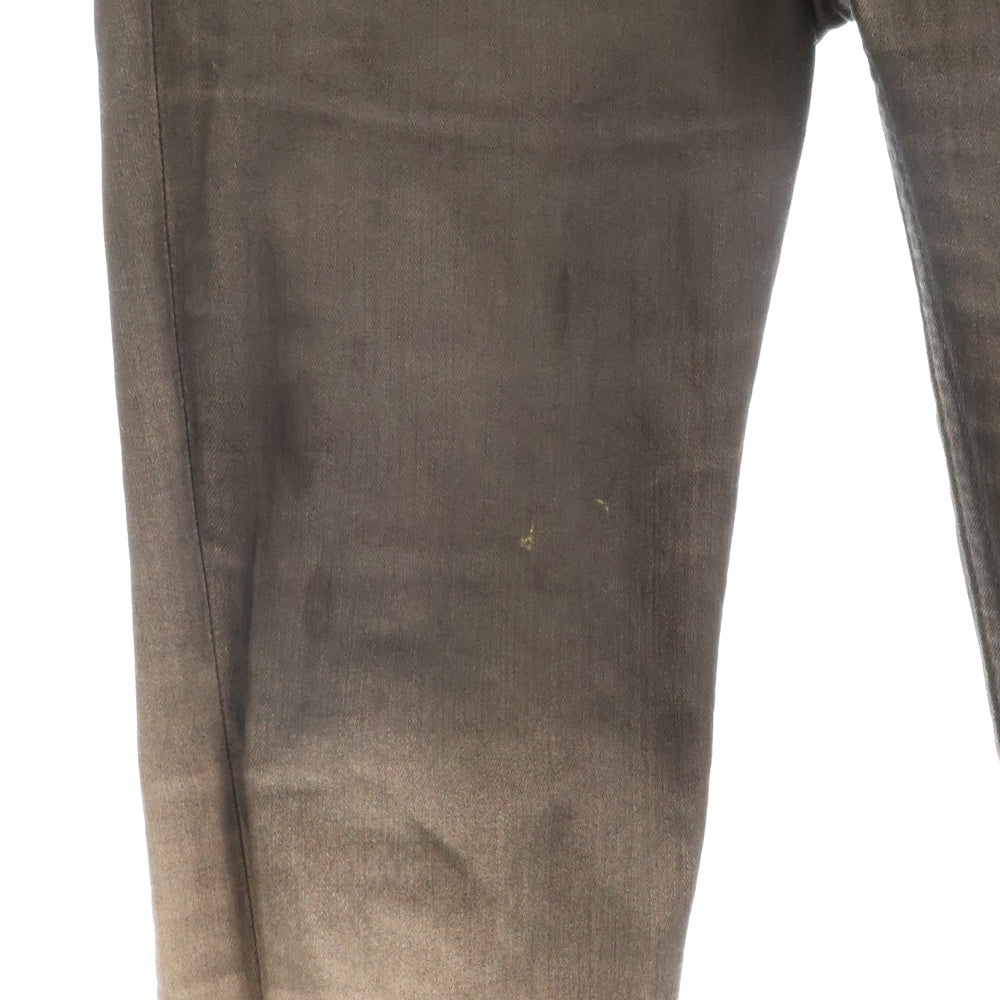 DRKSHDW(ダークシャドウ) Tyrone Cut Denim Pants DU02C5364-SBEDE タイロン カットデニムパンツ ベージュ/ブラック