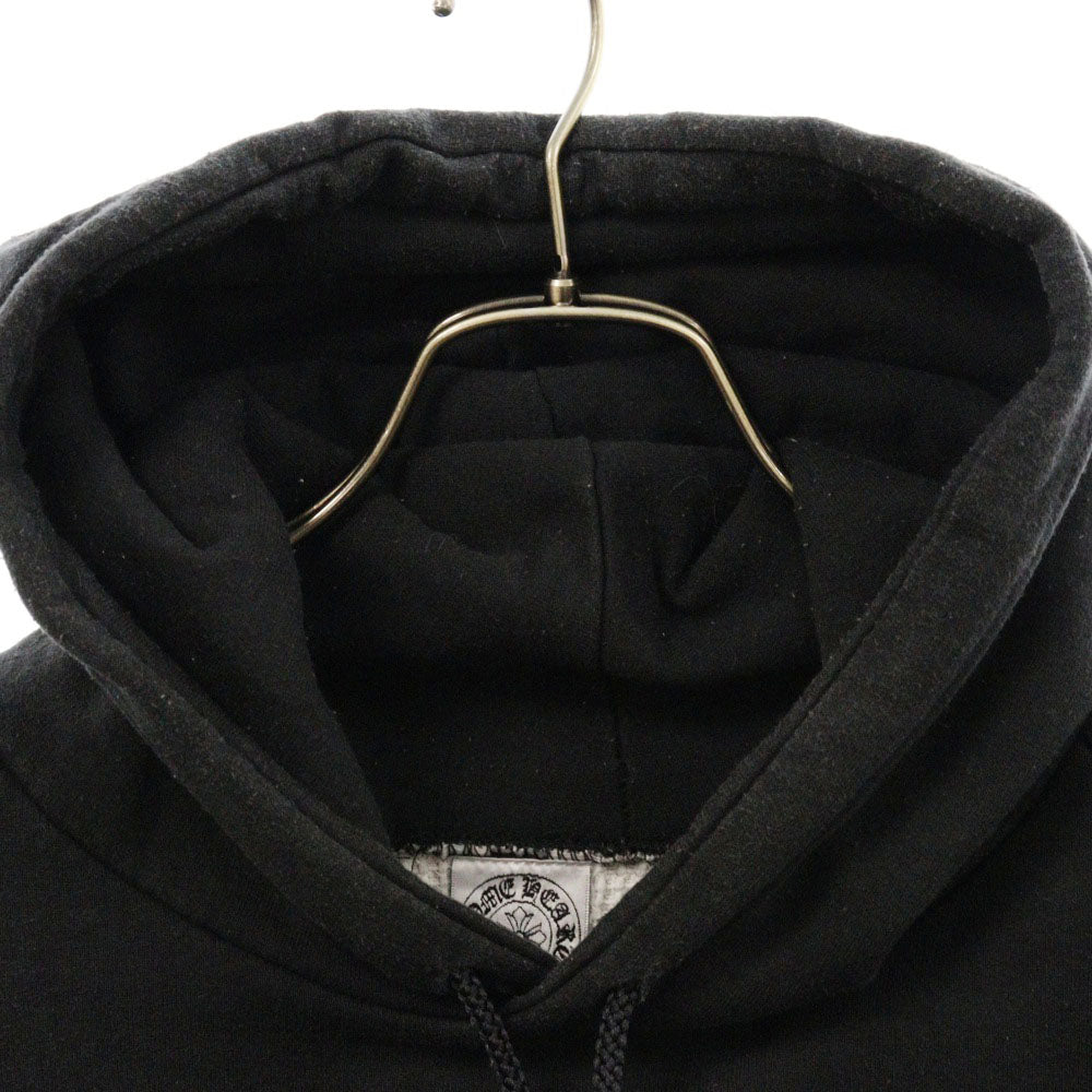 CHROME HEARTS(クロムハーツ) OLD FLORAL Hoodie オールドモデル 裏地サマール フローラルロゴプリントフーディ パーカー ブラック