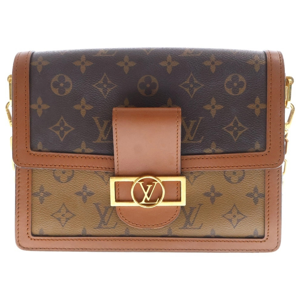 LOUIS VUITTON(ルイヴィトン) ドーフィーヌMM モノグラム チェーン ショルダーバッグ レディース M45958 ブラウン RFID
