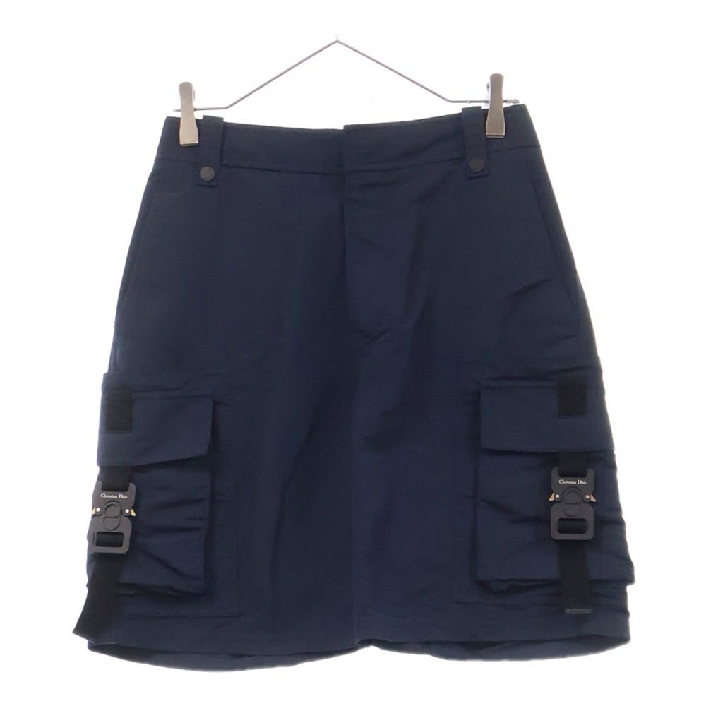DIOR(ディオール) 20SS×ALYX アリクスコラボ ローラーコースターバックル カーゴ ショーツ ハーフパンツ 033C126A4875 ネイビー