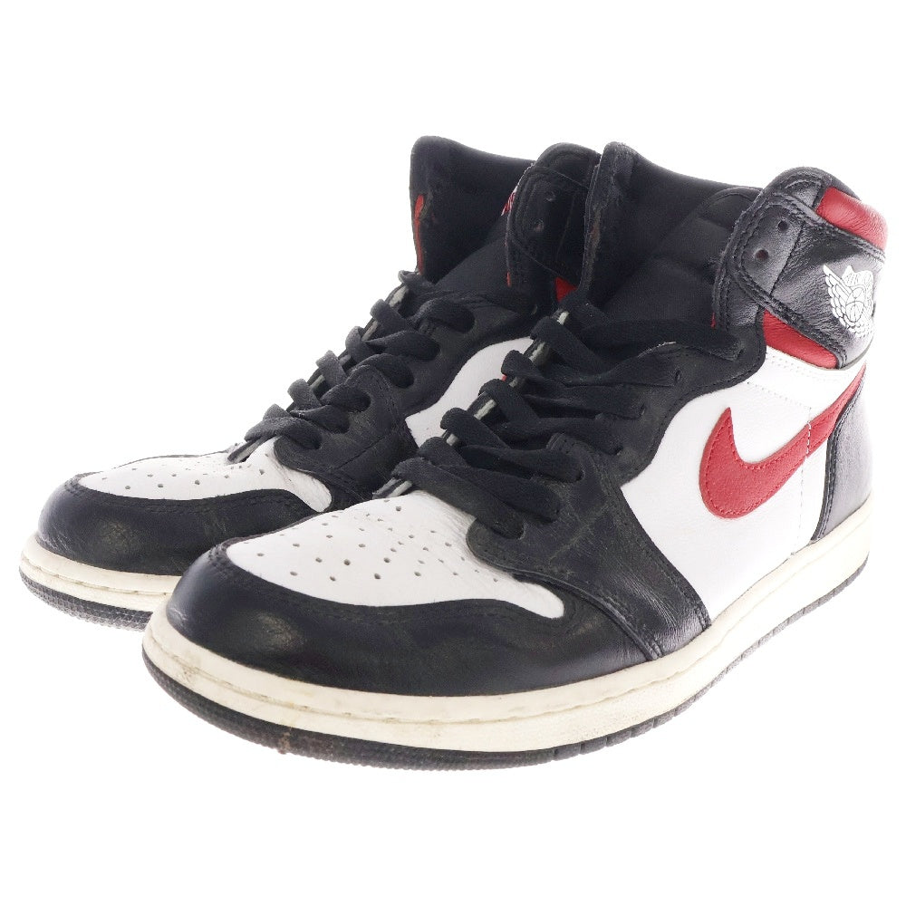 NIKE(ナイキ) AIR JORDAN 1 RETRO HIGH OG GYM RED エアジョーダン1 ジムレッド ハイカットスニーカー ブラック/レッド/ホワイト US11/29.0cm 555088-061