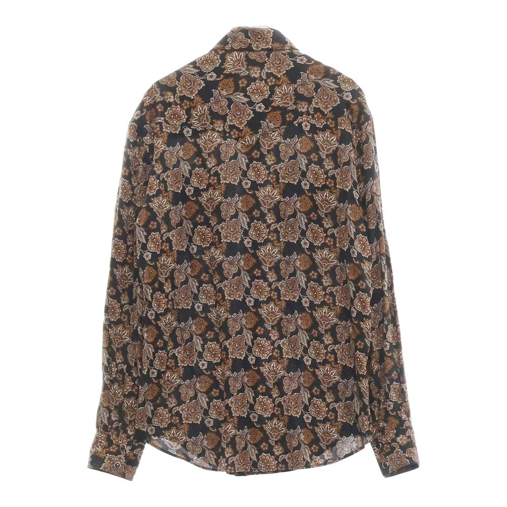 CELINE(セリーヌ) 20AW ペイズリー柄 ウエスタン長袖総柄シャツ 2C143428K マルチ