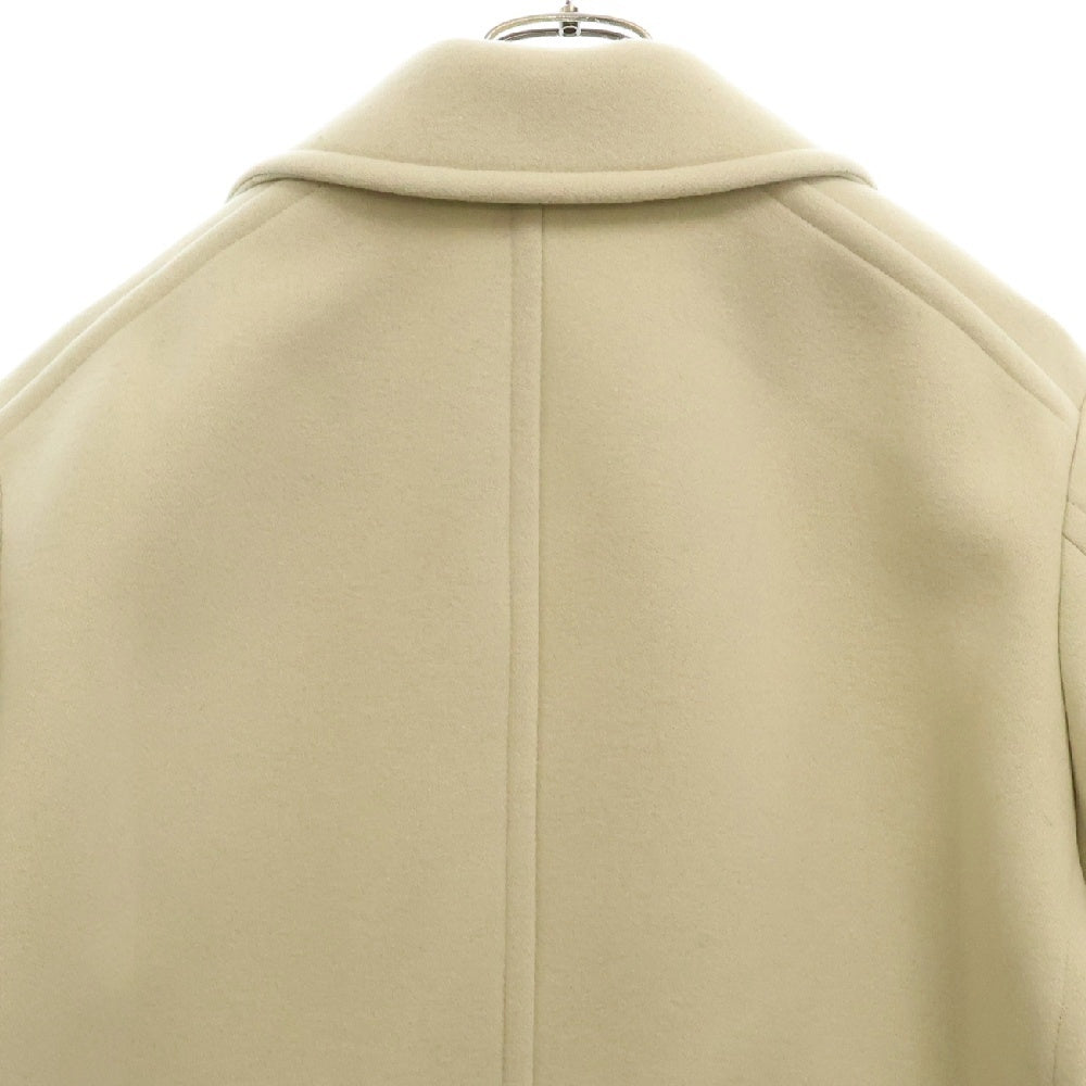 AURALEE(オーラリー) 24AW SPONGE WOOL MELTON P COAT スポンジウール メルトン Pコート イエロー A24AC02SB