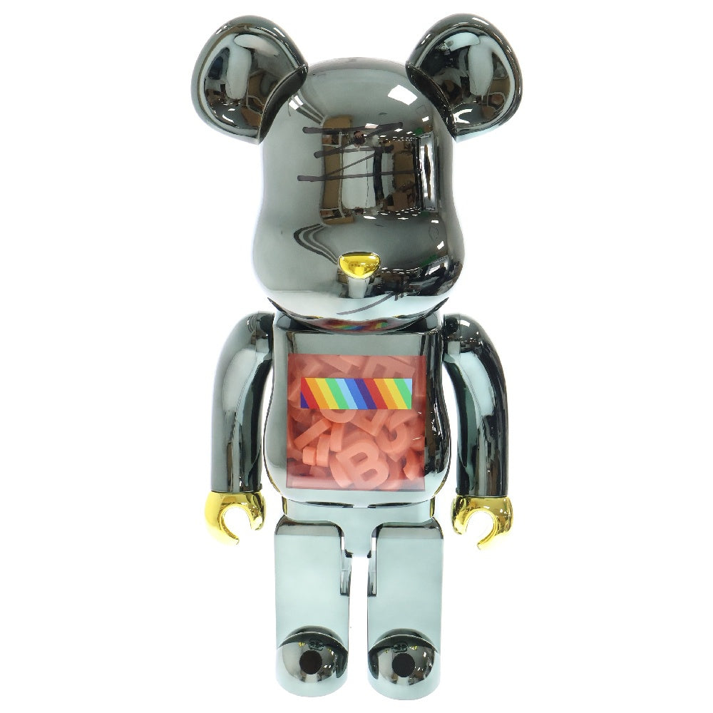 MEDICOM TOY(メディコムトイ) BE@RBRICK J.S.B. 4TH Ver. 1000% 三代目J Soul Brothers ベアブリック フィギュア 人形 ブラック/ゴールド