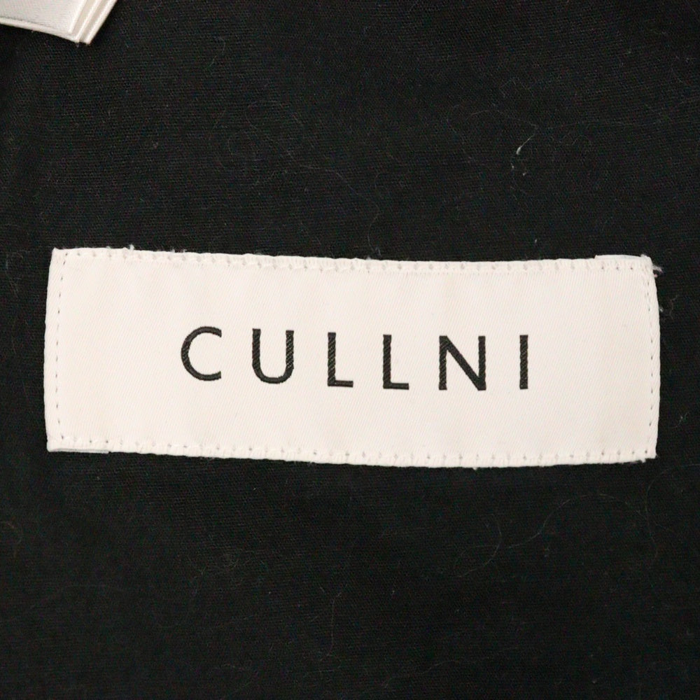 CULLNI(クルニ) 22AW Pintuck Regular Flare Pants With Long Belt 22-AW-006 ピンタック レギュラーフレアパンツ
