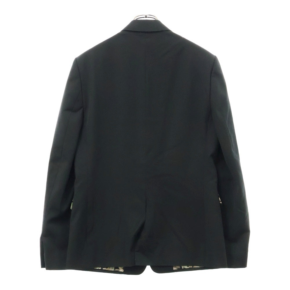 FENDI(フェンディ) 裏地 FF総柄 2B テーラードジャケット FJ0853 ブラック