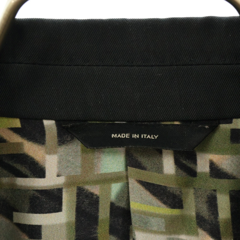 FENDI(フェンディ) 裏地 FF総柄 2B テーラードジャケット FJ0853 ブラック