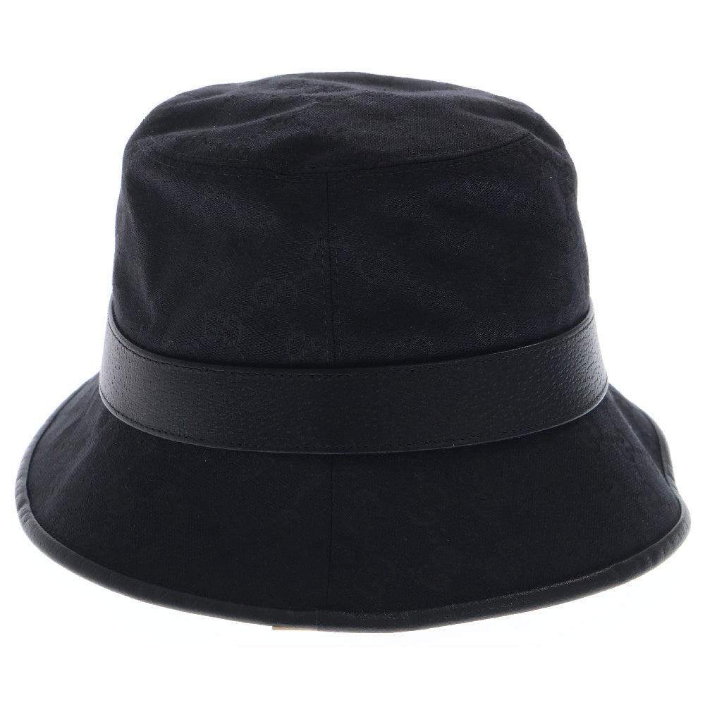 GUCCI(グッチ) オリジナル GGキャンバス バケットハット 576587 4HG53 ブラック